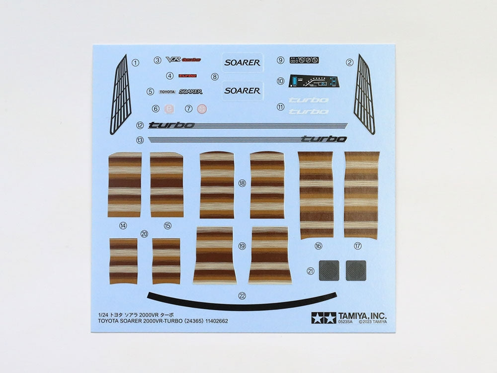 Tamiya Toyota Soarer 2000VR-Turbo Plastic Model 24365