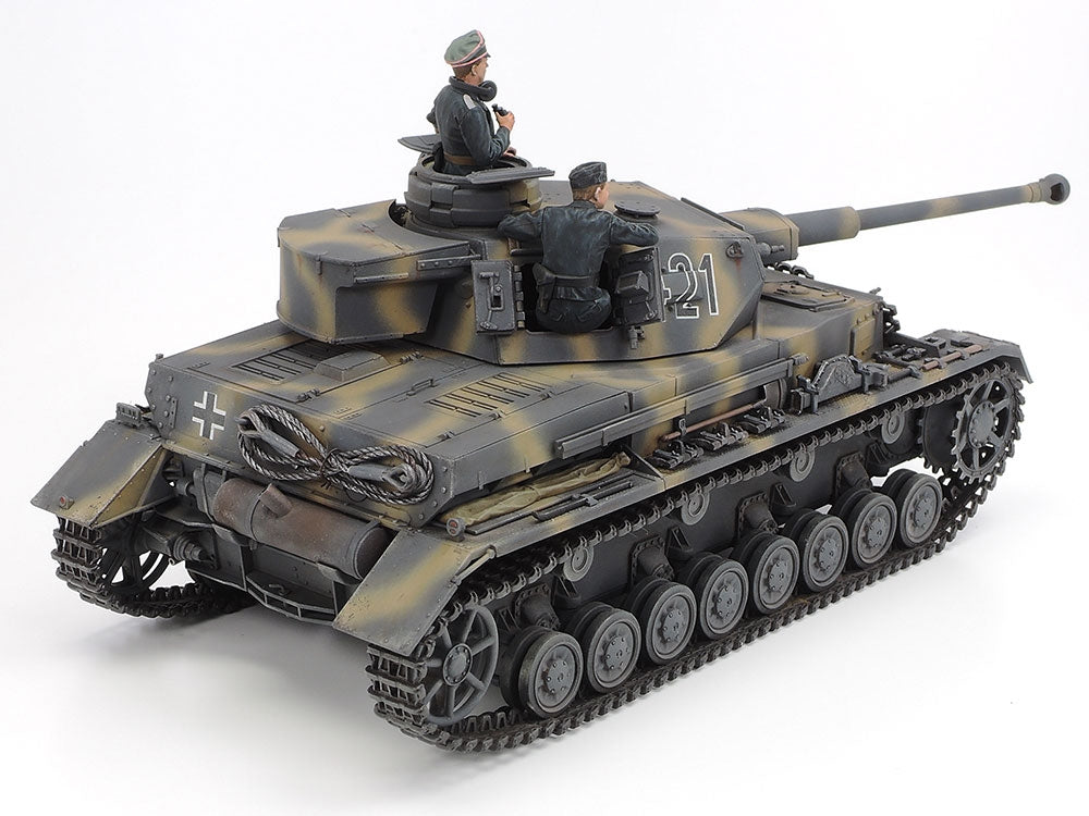 Tamiya 1/35 Plastic Model German Panzer IV Ausf.G Early, Motorcycle Set Easter Front, 25209