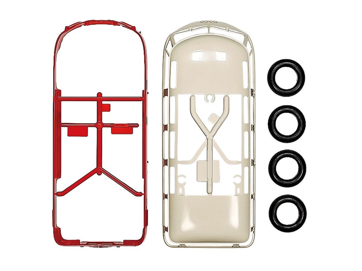 Tamiya 1/24 Clic Loc Volkswagen Type 2 (T1) Red/White Snap-Together Model Kit – No Glue or Paint
