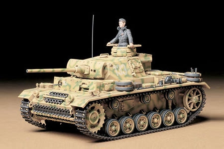 Tamiya 1/35 German Panzer III Ausf.L Medium Tank Plastic Model Kit