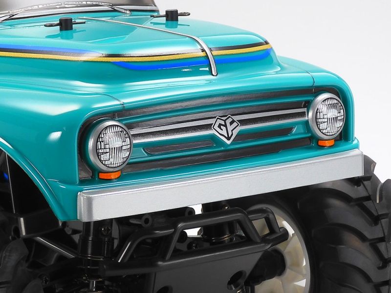 Tamiya Squash Van 1/10 Scale GF-02 Chassis 4WD Monster Truck Green Pre-Painted RC Kit