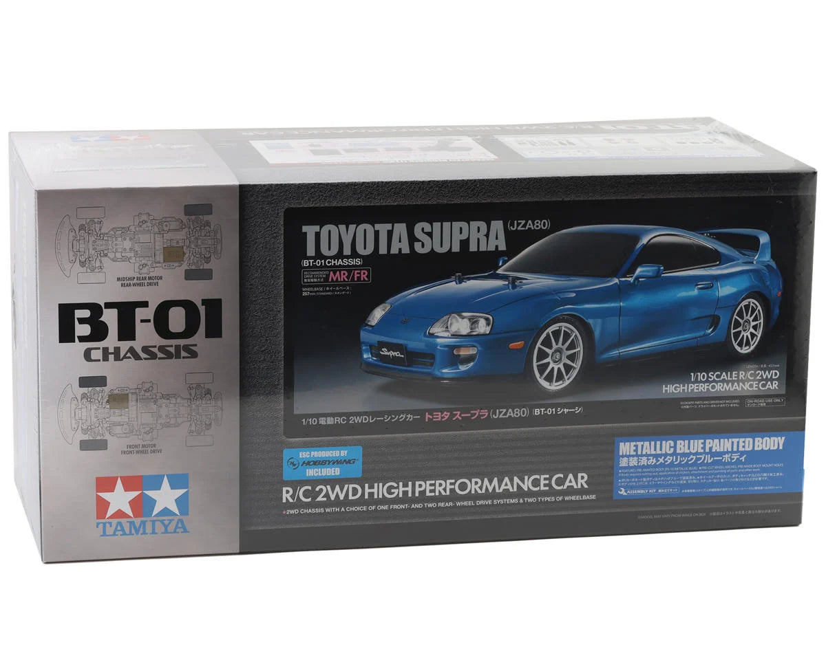 Tamiya Toyota Supra JZA80 1/10 2WD Electric Touring Car Kit (BT‑01) – Pre‑Painted Body (Limited Edition)