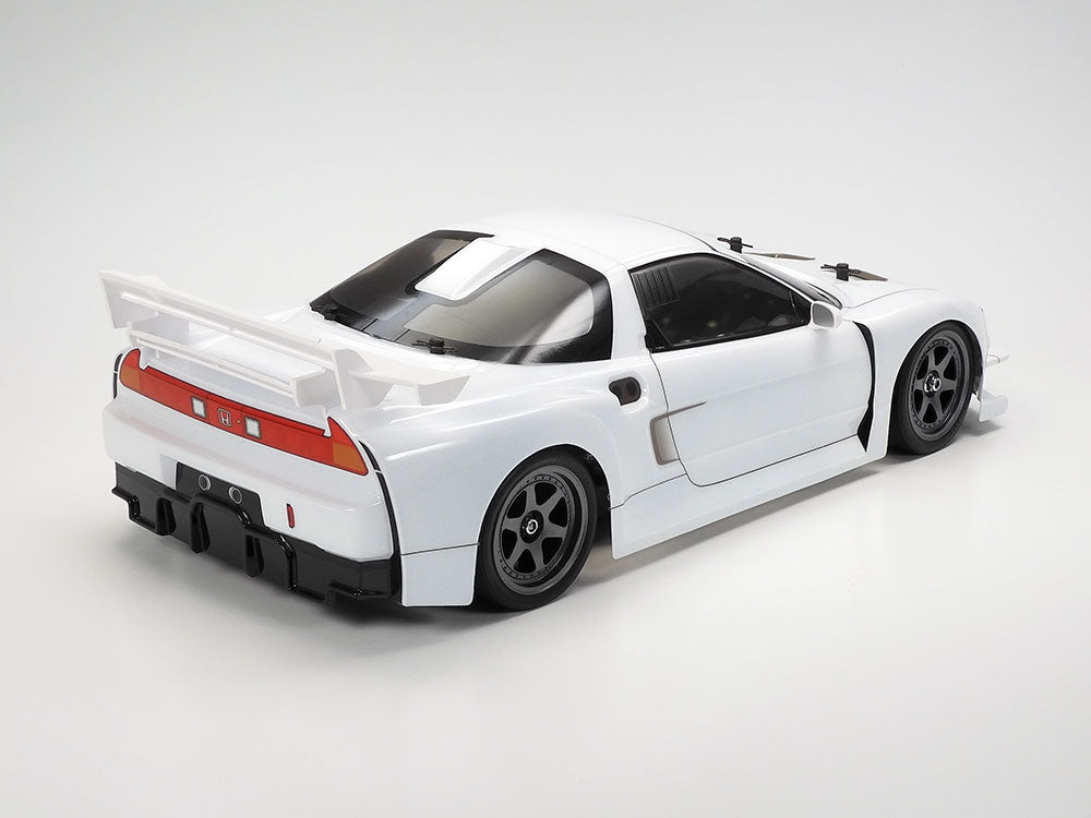 Tamiya 1/10 R/C 1998 Honda NSX Racing TT-02, White Painted Body 47506