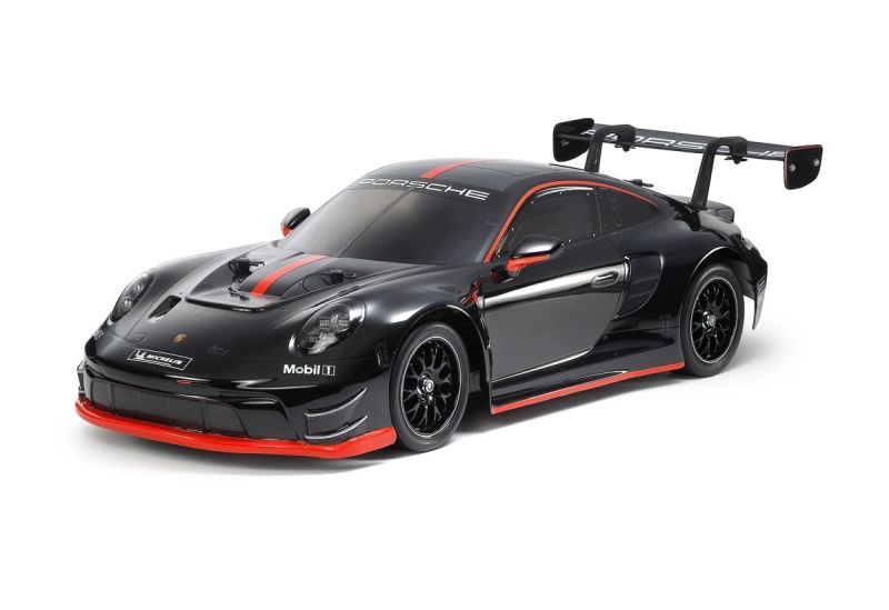 Tamiya 1/10 R/C Porsche 911 GT3 R (992) Black Painted Body TT-02 47512