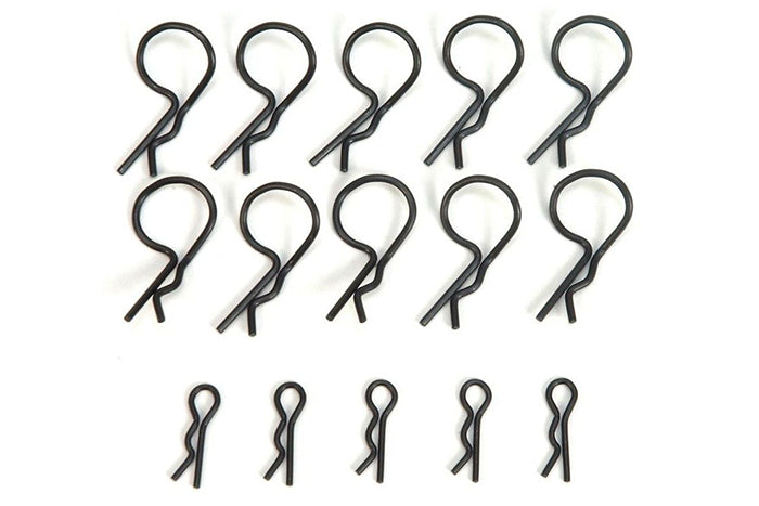 Tamiya Body Snap Pin Set Large and Small Clips for RC Car Bodies