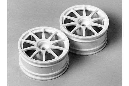Tamiya 1/10 Ten-Spoke One-Piece Wheels 26mm Touring Car (2pcs)