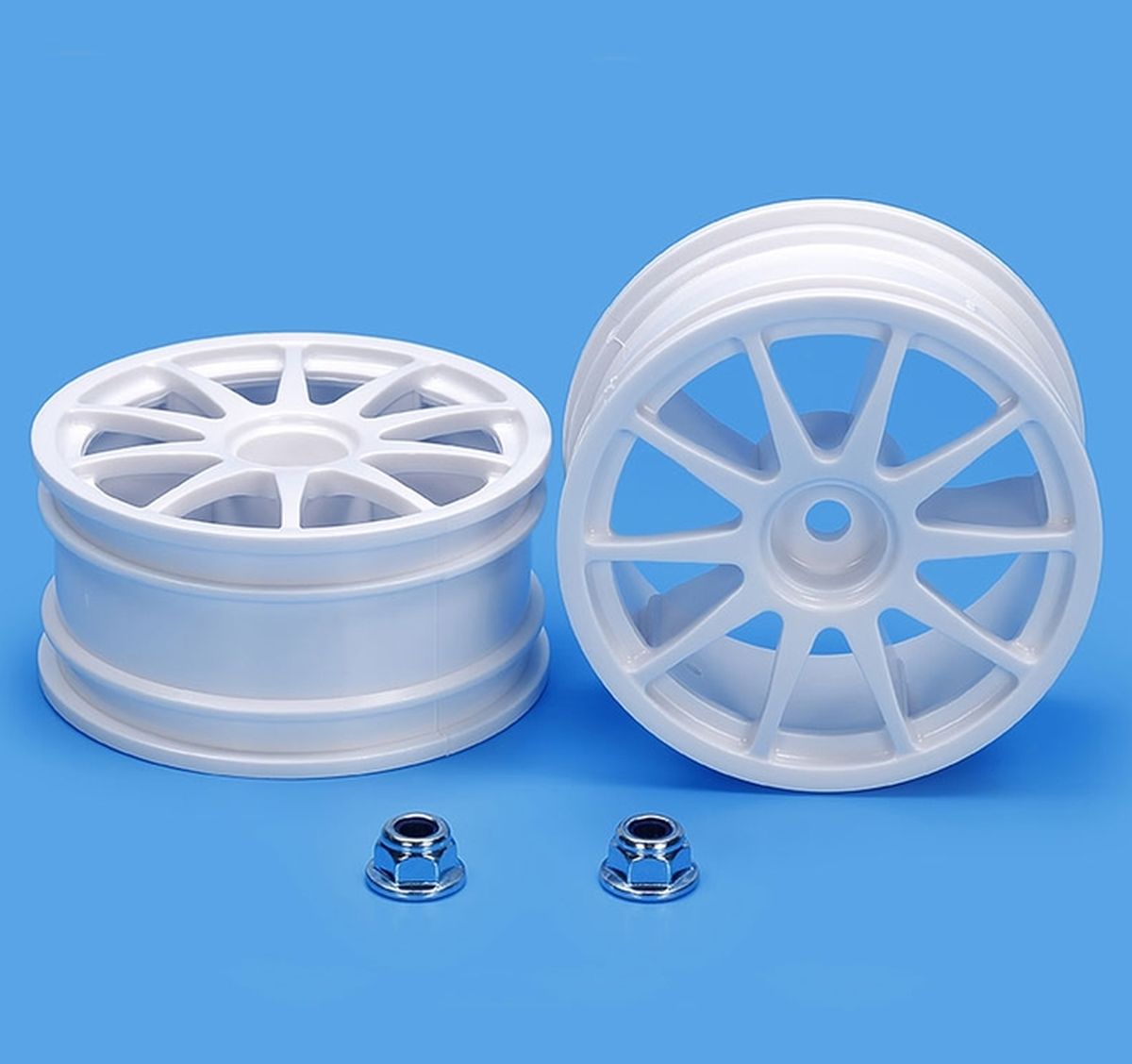 Tamiya 1/10 Ten-Spoke One-Piece Wheels 26mm Touring Car (2pcs)