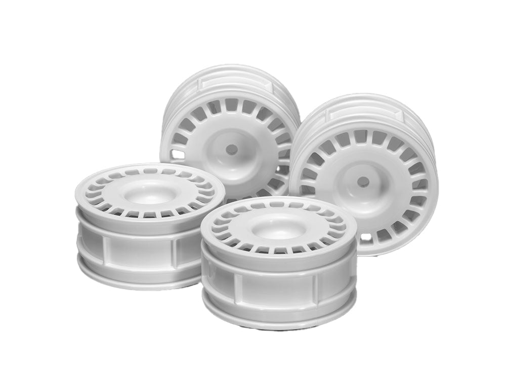 Tamiya Ford Focus RS WRC 03 Rally Dish Wheels White 26mm 4pcs