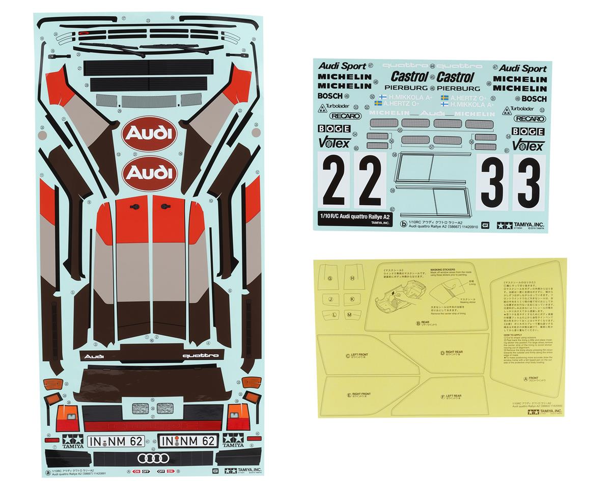 Tamiya Audi Quattro A2 Body Set (Clear)