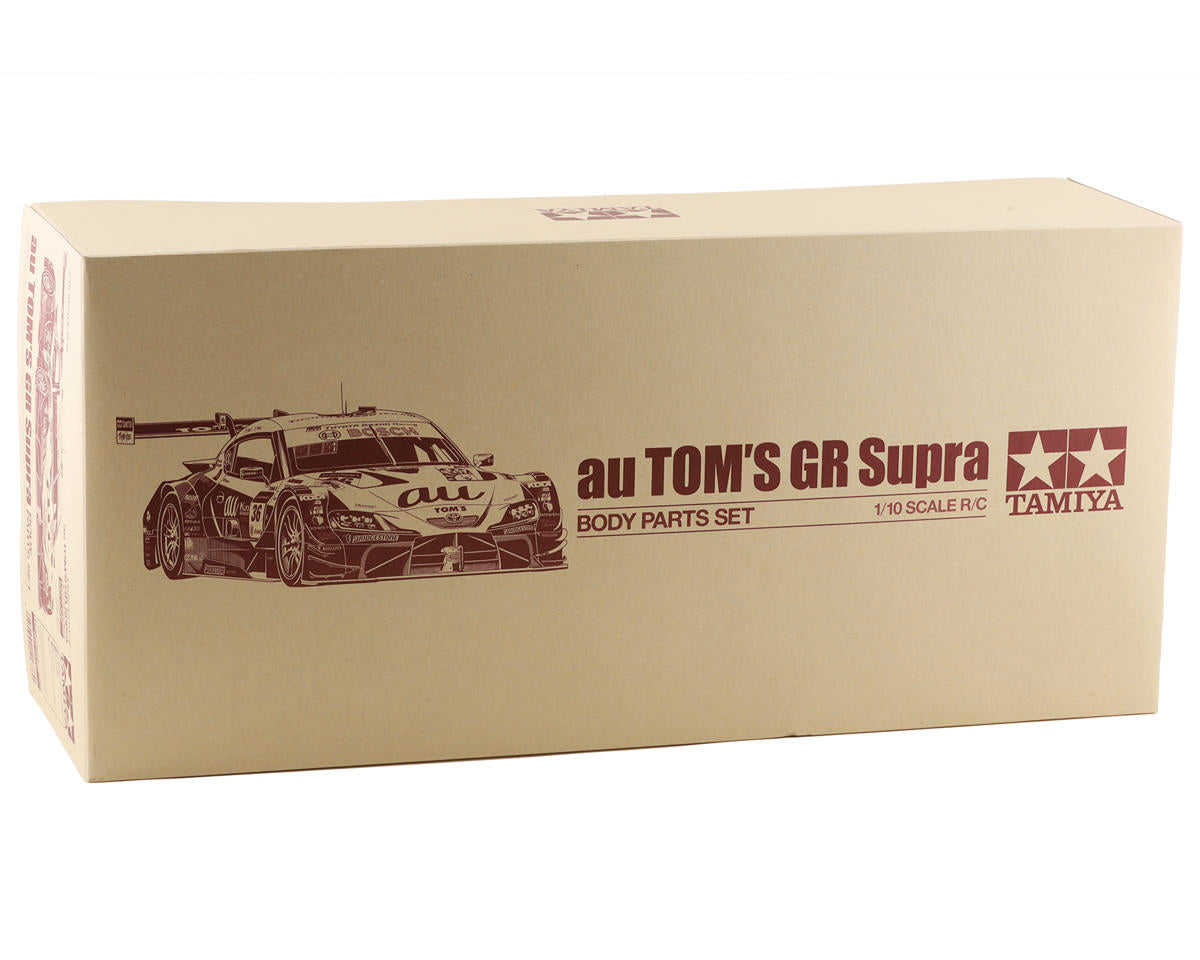 Tamiya AU TOM's GR Supra Body w/Parts Set (Clear) 51678