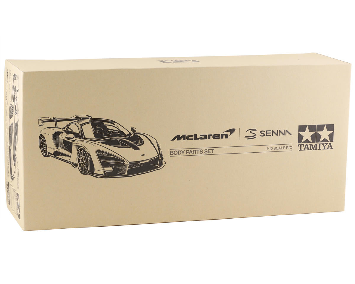 Tamiya McLaren Senna Body w/Parts Set (Clear) 51693