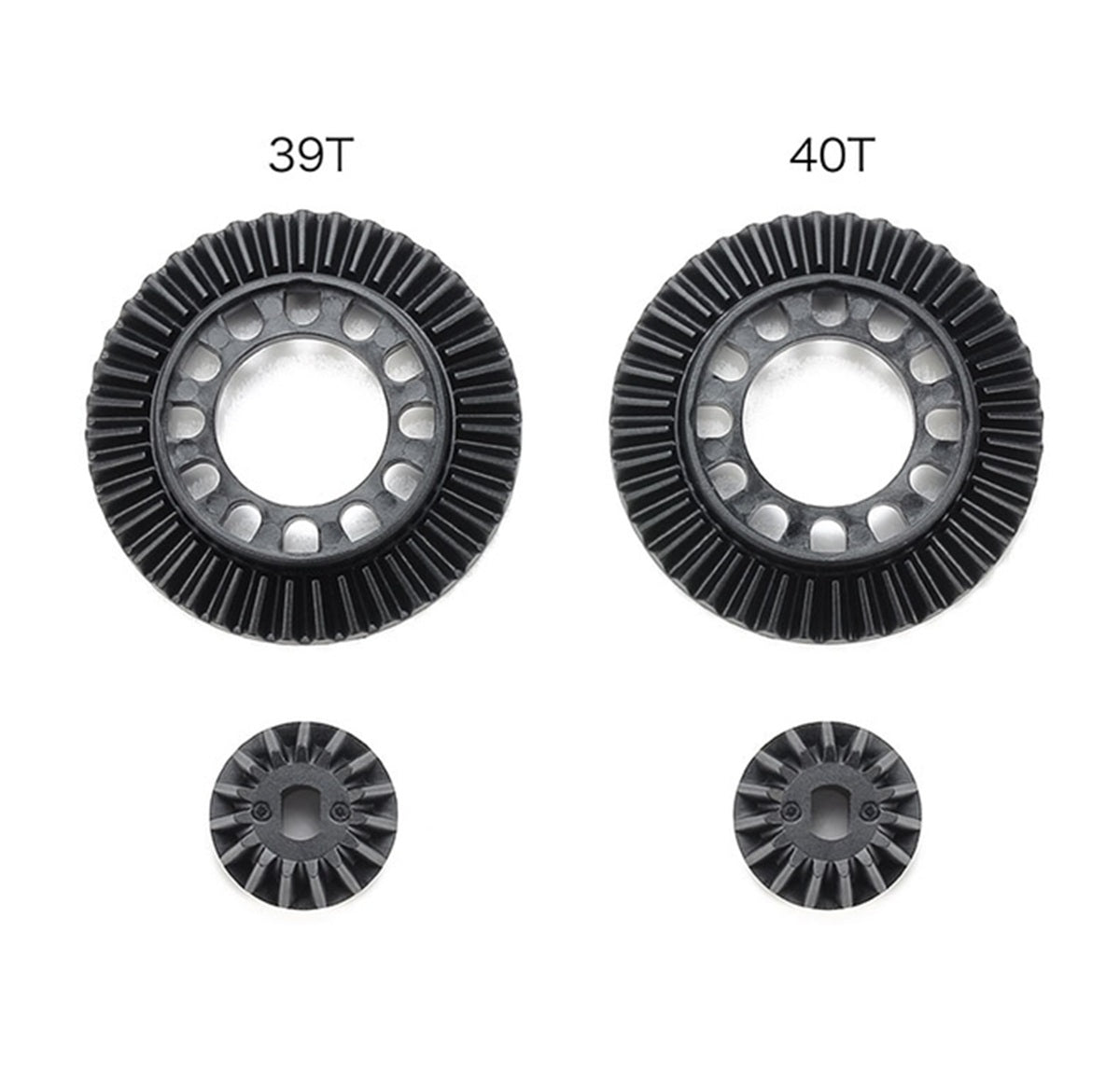 Tamiya Ring Gear Set 39T/40T for XV-02 TT-02 Front Direct Coupling - Replacement Drivetrain Parts