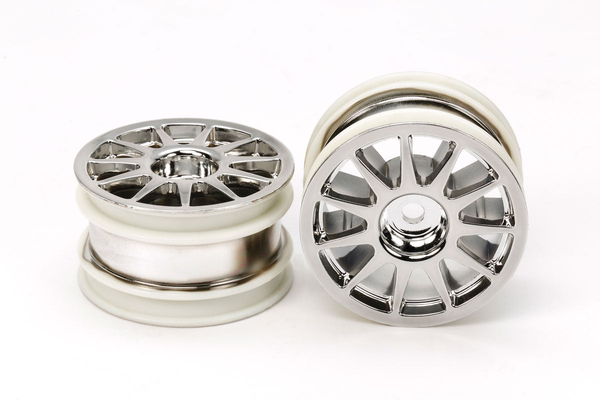 Tamiya M-Chassis 11-Spoke Chrome Plated Wheels