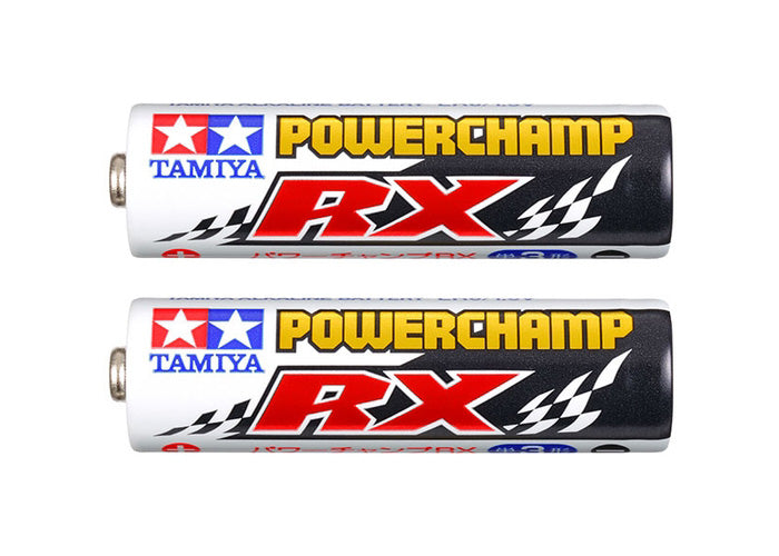 Tamiya Powerchamp RX AA Alkaline Batteries 2-Pack