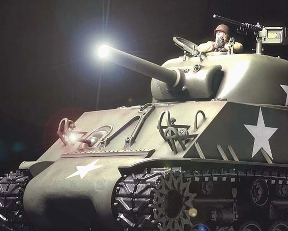 Tamiya 1/16 M4 Sherman 105mm Howitzer "Full Option" Radio Control Tank Kit