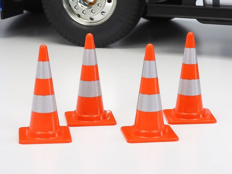 Tamiya RC Accessory Set Traffic Cones and Tools Scale Detail Pack