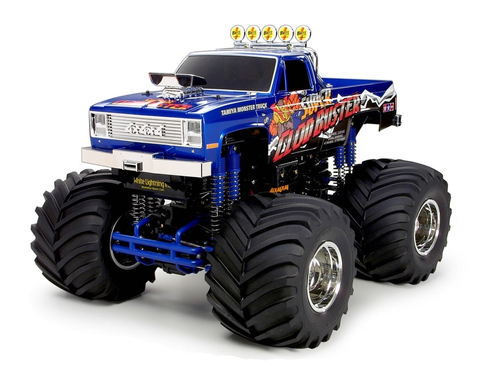 Tamiya Super Clod Buster 4WD Monster Truck RC Kit - 1/10 Scale Twin Motor with ESC