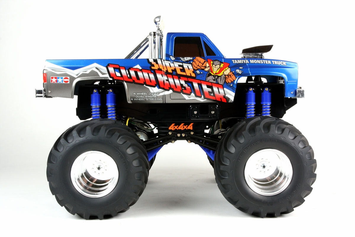 Tamiya Super Clod Buster 4WD Monster Truck RC Kit - 1/10 Scale Twin Motor with ESC