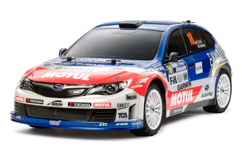 Tamiya Subaru Impreza WRX STI Team Arai RC Kit - 1/10 Scale XV-01 4WD Rally Champion