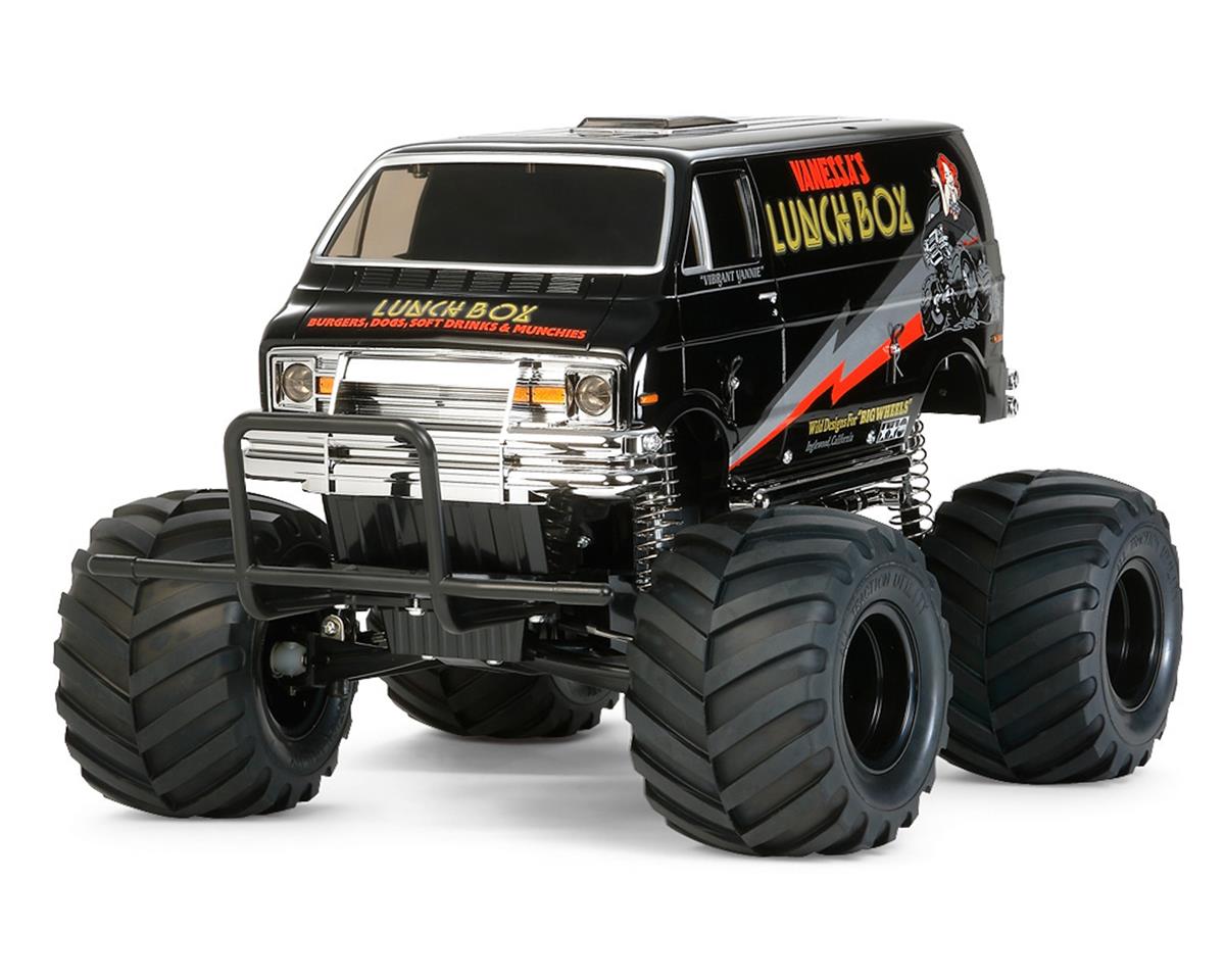Tamiya RC 1/10 Lunch Box 2WD Monster Truck Black Edition 58546-A