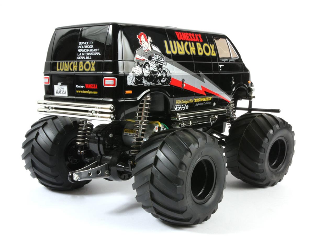 Tamiya RC 1/10 Lunch Box 2WD Monster Truck Black Edition 58546-A