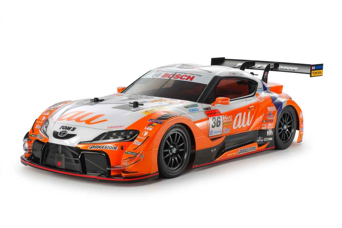 Tamiya Toyota au TOM'S GR Supra GT500 Super GT Champion RC Kit - 1/10 Scale TT-02 4WD