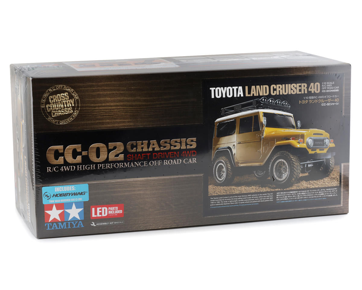 Tamiya Toyota Land Cruiser 40 1/10 4WD Scale Crawler Truck Kit (CC-02)