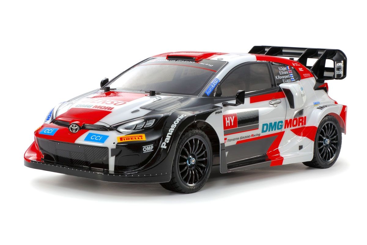Tamiya Toyota GR Yaris Rally1 Hybrid WRC RC Kit - 1/10 Scale TT-02 4WD Champion