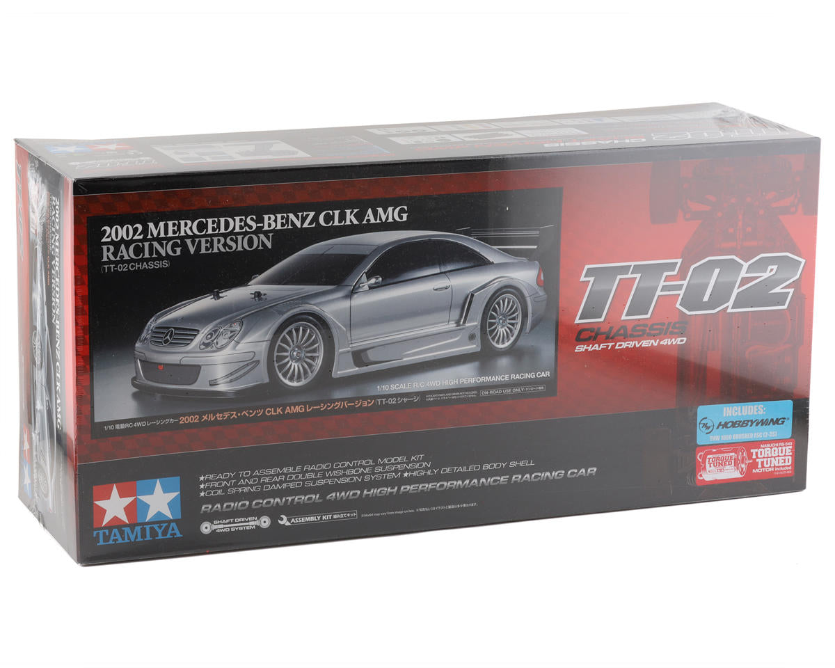 Tamiya 2002 Mercedes-Benz CLK AMG 1/10 4WD Electric Touring Car Kit (TT-02)