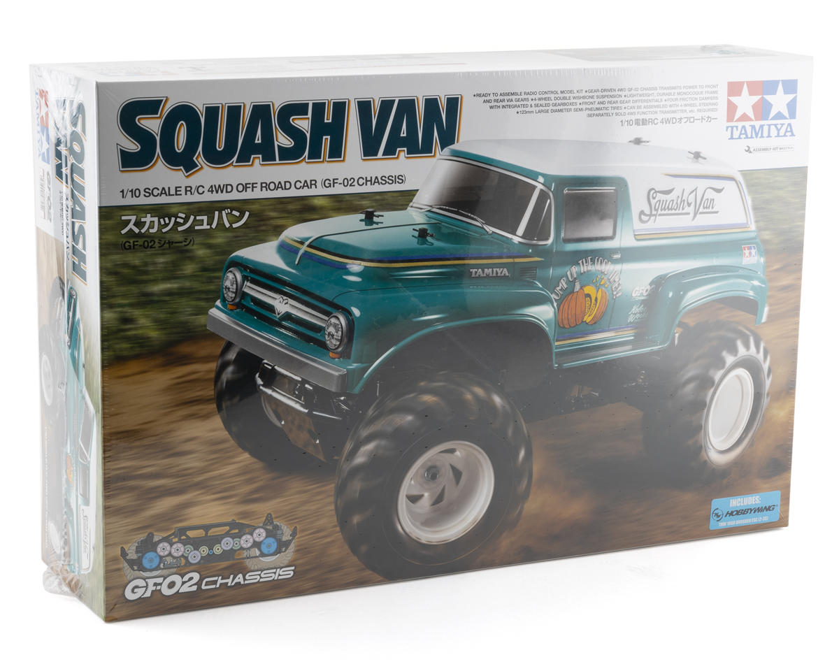 Tamiya Squash Van 1/10 Scale 4WD Monster Truck Kit (GF‑02 Chassis)