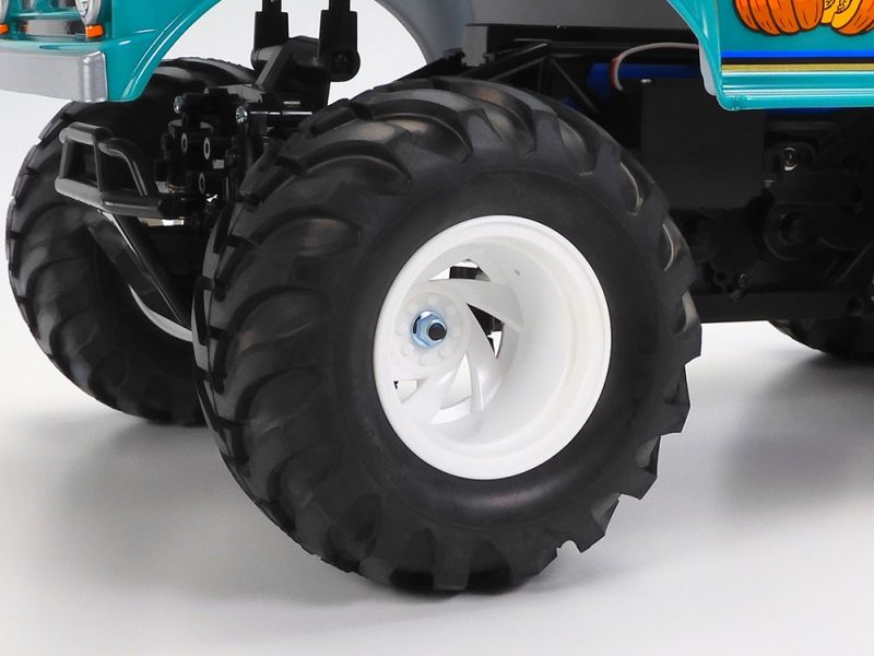Tamiya Squash Van 1/10 Scale 4WD Monster Truck RC Kit - GF-02 Chassis Retro Panel Van
