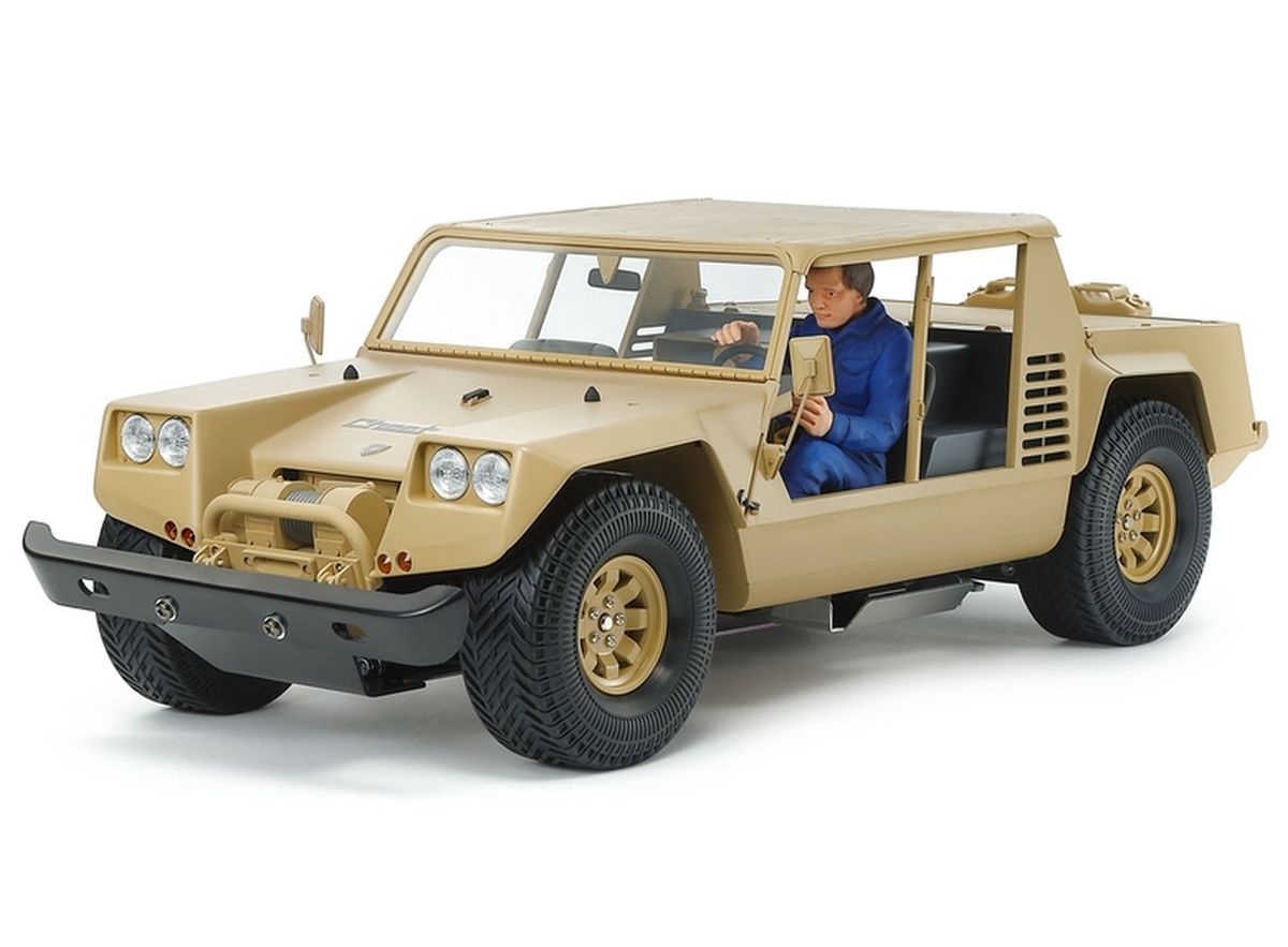 Tamiya 1/12 Lamborghini Cheetah (2026) RC Kit – 2WD Off-Road with Duralumin Chassis, ESC & Motor