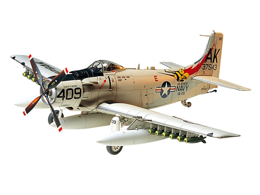 Tamiya 1/48 Douglas Skyraider AD-6 A-1H Plastic Model Kit