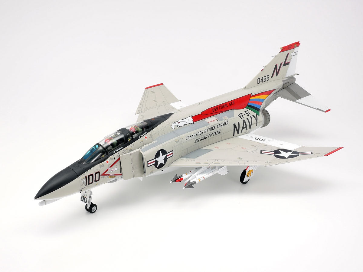 Tamiya 1/48 McDonnell Douglas F-4B Phantom II Plastic Model Airplane Kit