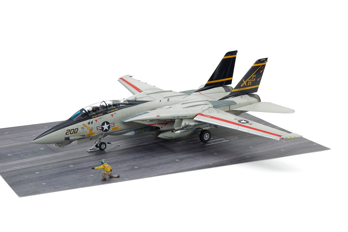 Tamiya 1/48 Grumman F-14A Tomcat Carrier Launch Set Plastic Model Kit