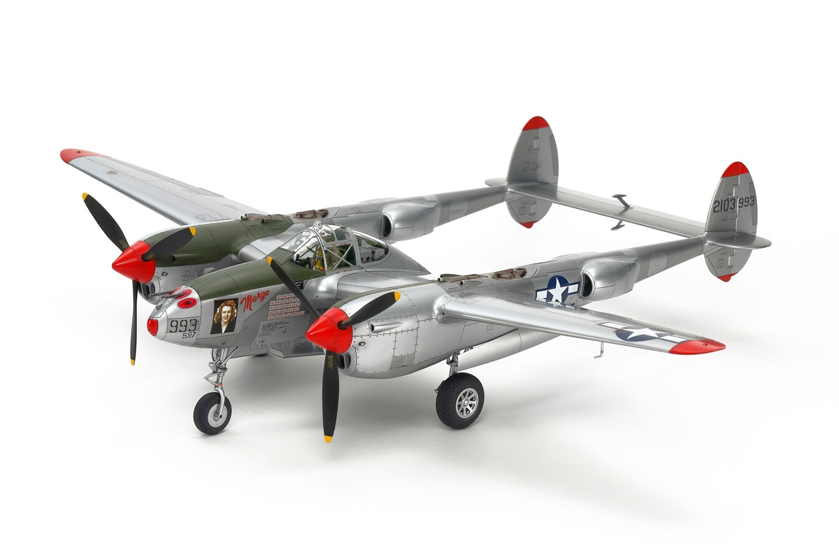 Tamiya 1/48 Lockheed P-38J Lightning Plastic Model Airplane Kit