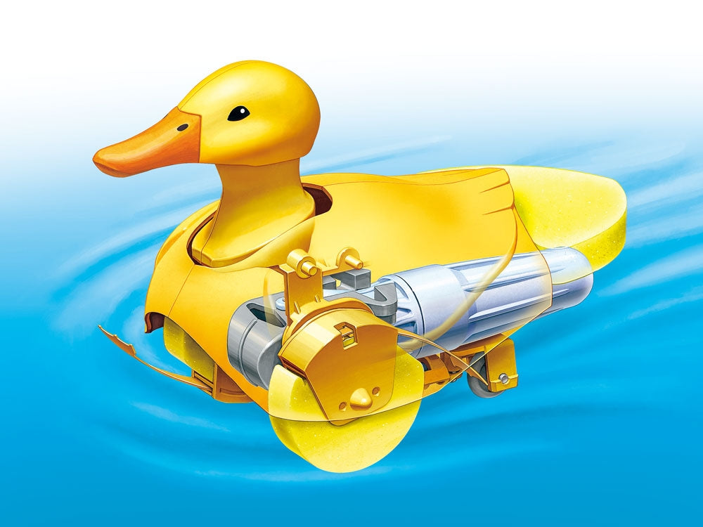 Tamiya Walking and Swimming Duck, Yellow 69946