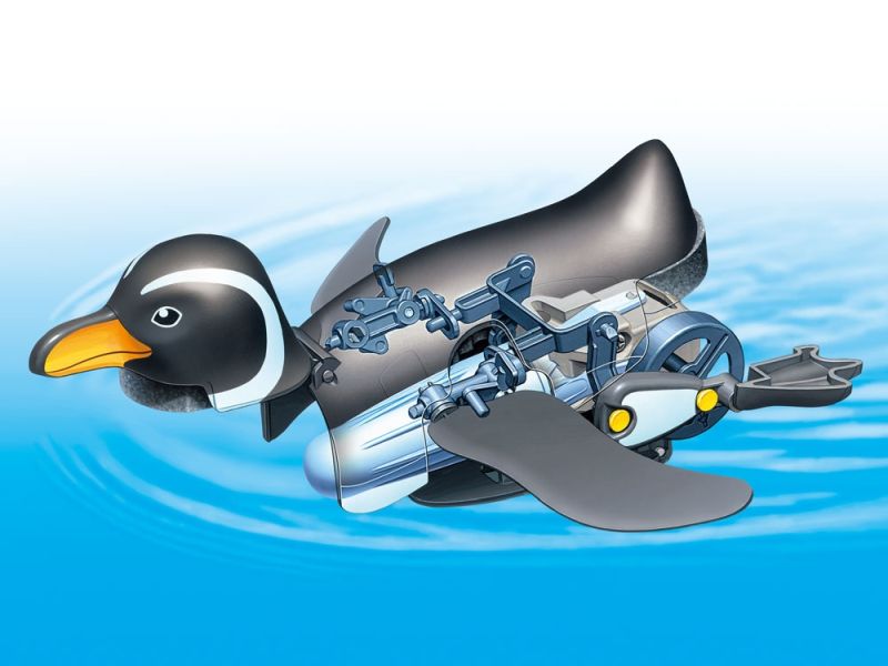 Tamiya Mechanical Penguin Amphibious Educational Walking Robot Kit