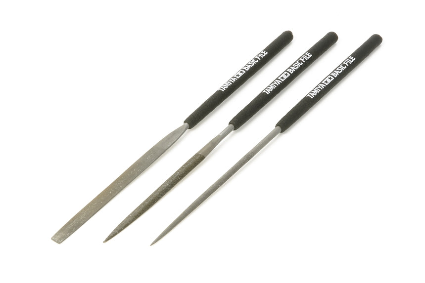 Tamiya Basic File Set Smooth Double-Cut for Modeling