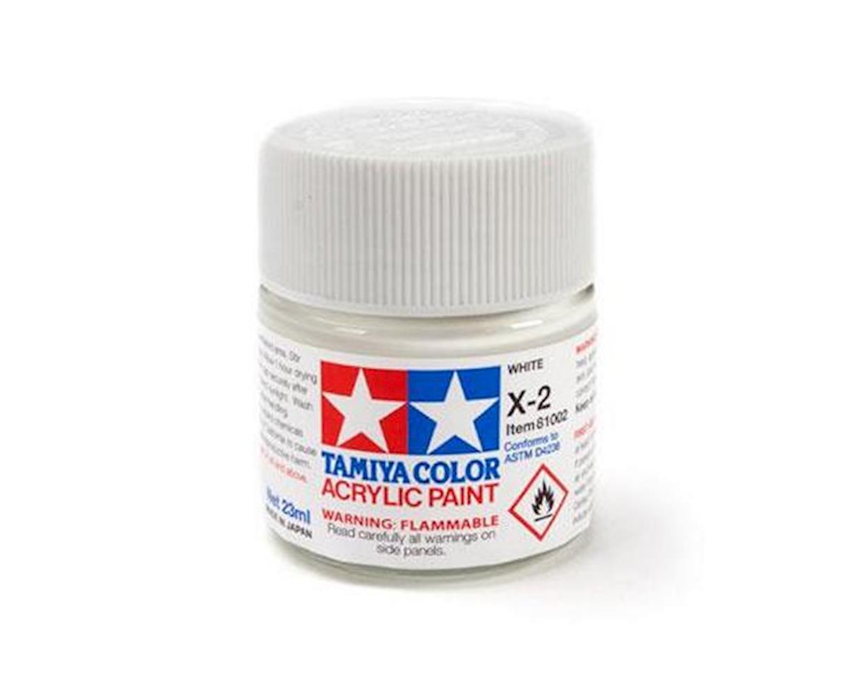 Tamiya Acrylic X-2 White Paint 23ml Bottle