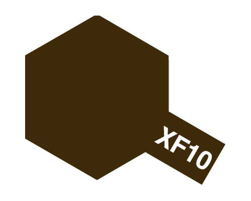 Tamiya Acrylic XF-10 Flat Brown 23ml Bottle