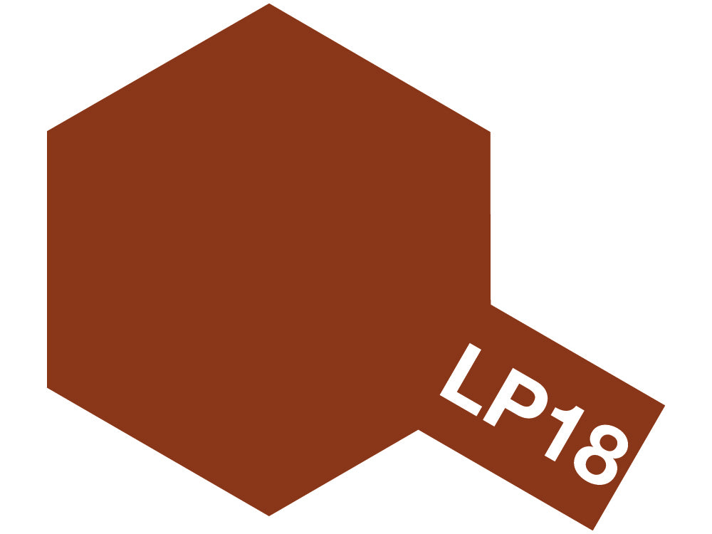 Tamiya LP-18 Dull Red Lacquer Paint 10ml - Muted Red Primer Color