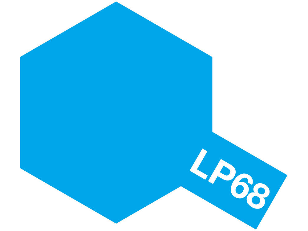 Tamiya LP-68 Clear Blue Lacquer Paint 10ml - Transparent Tinted Clear Coat