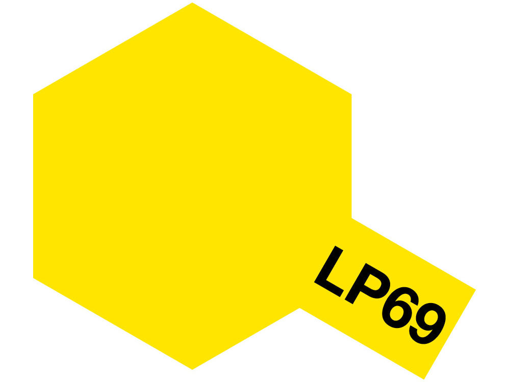 Tamiya LP-69 Clear Yellow Lacquer Paint 10ml - Transparent Tinted Clear Coat