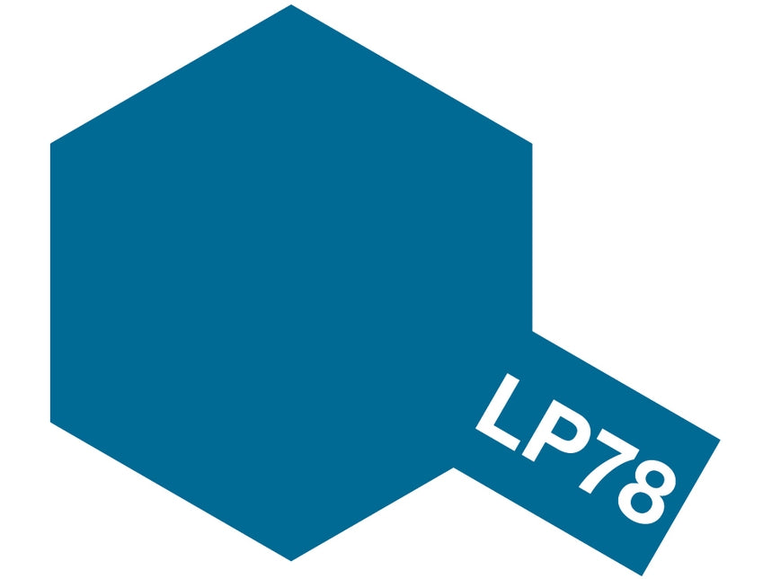 Tamiya LP-78 Flat Blue 10ml - Lacquer Paint Bottle for Plastic Models