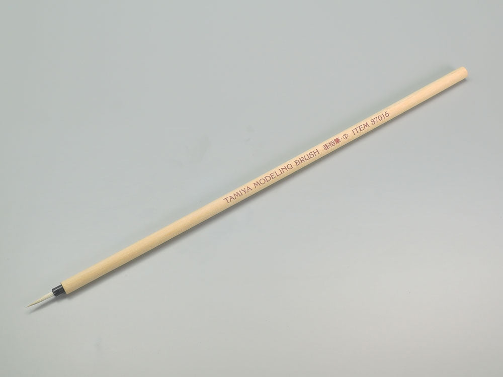 Tamiya Pointed Brush Medium - Horse Hair Precision Model Brush