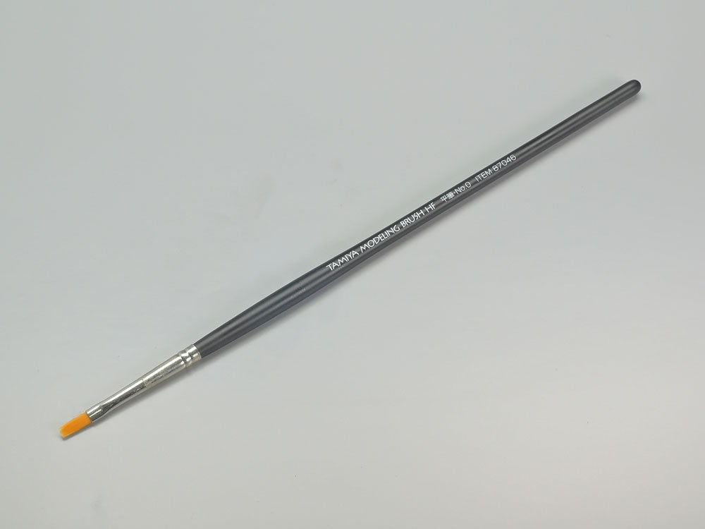 Tamiya High Finish Flat Brush No. 0 - 4mm Wide Precision Model Brush