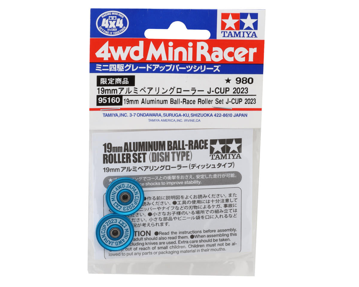 Tamiya JR 19mm Aluminum Ball-Race Roller Set J-Cup 2023