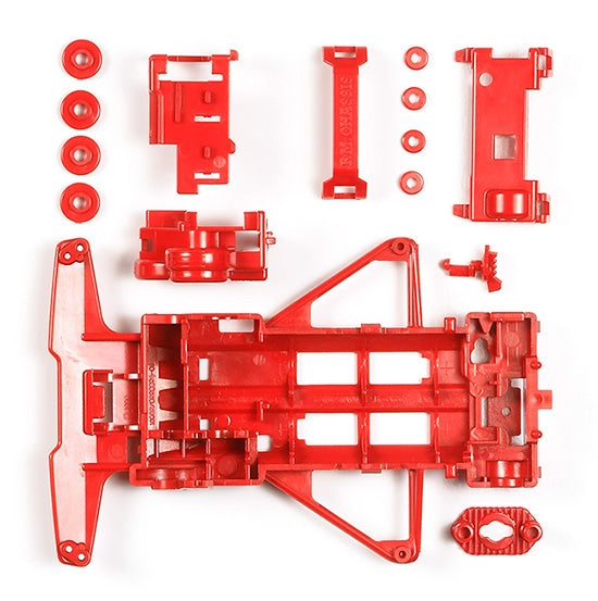 Tamiya JR FM Reinforced Chassis (Red) 95243