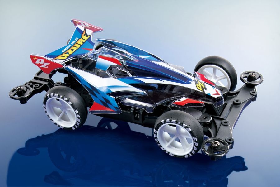 Tamiya Mini 4WD Avante Mk.II Azure Clear Polycarbonate Kit Limited Edition